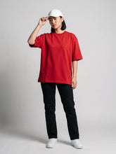 Women's Oversized Tee - Red