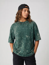 Women's Optic / Acid Wash Tee - Bottle Green