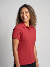 Women's Premium Polos - Red