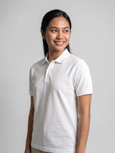 Women's Premium Polos - White