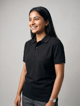 Women's Premium Polos - Black