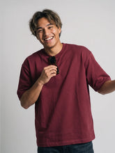Premium Oversized Tee - Maroon