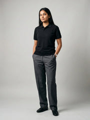 Women's Premium Polos - Black