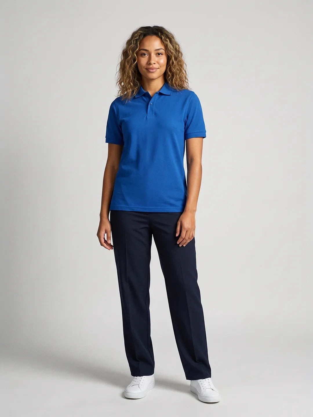 Women's Premium Polos - Royal Blue