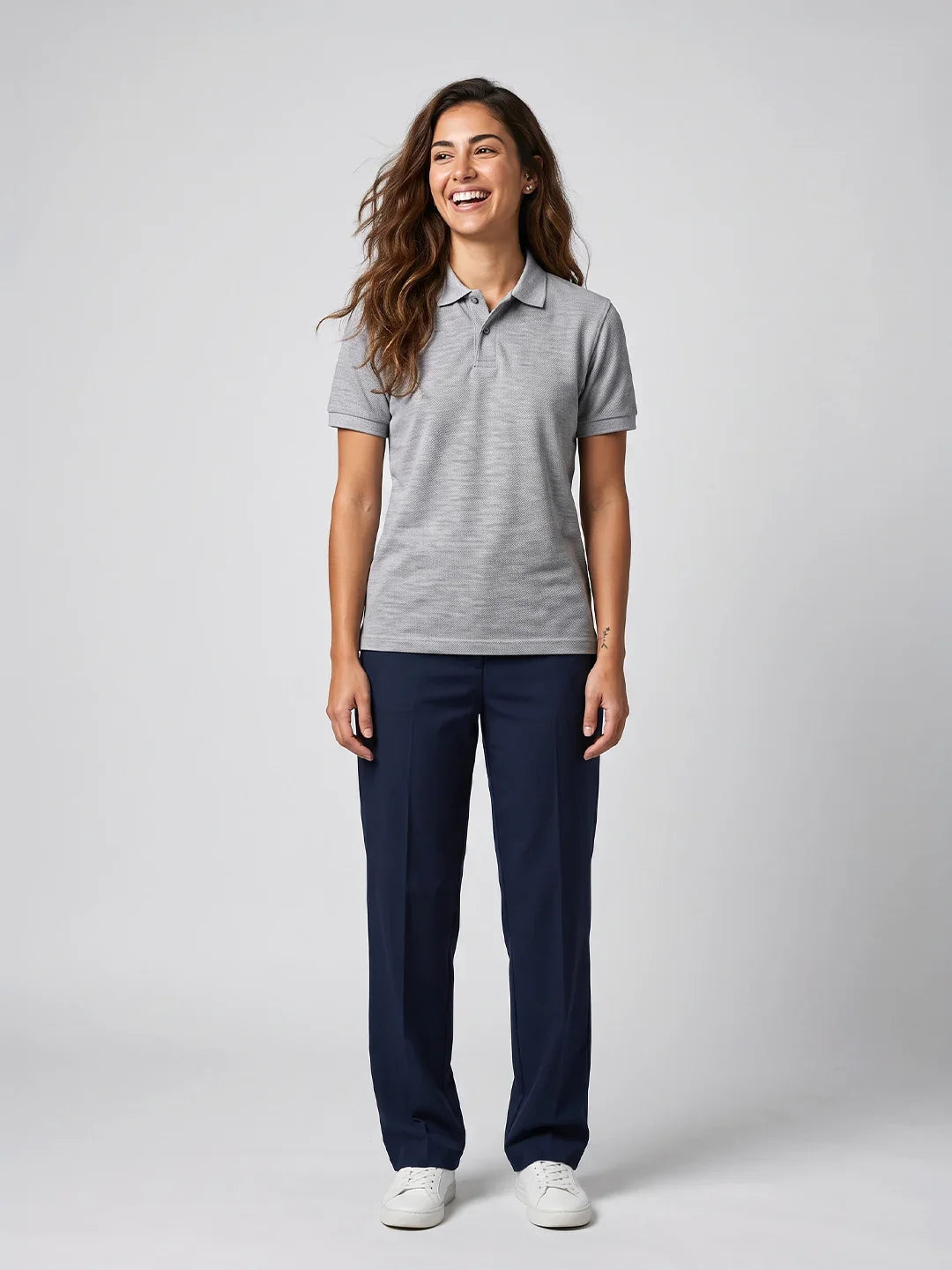 Women's Premium Polos - Melange