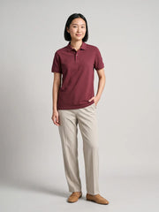 Women's Premium Polos - Maroon