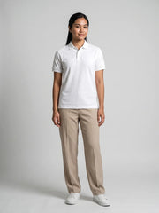 Women's Premium Polos - White