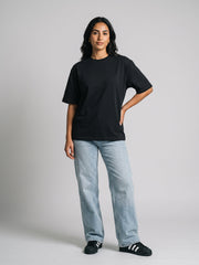 Women's Oversized Tee - Black