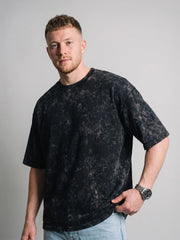 Optic / Acid Wash Tee - Black