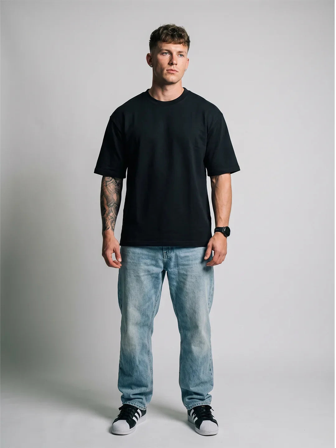 Premium Oversized Tee - Black