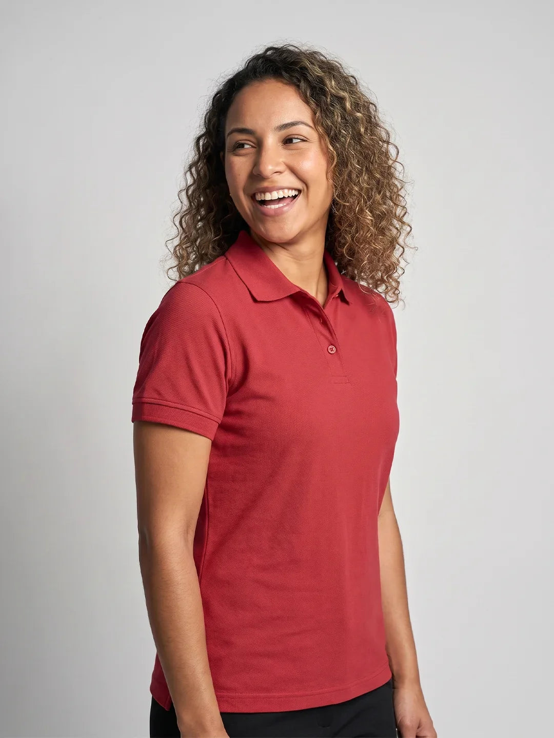 Women's Premium Polos - Red