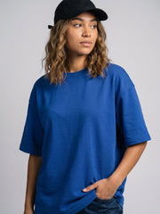 Women's Oversized Tee - Royal Blue
