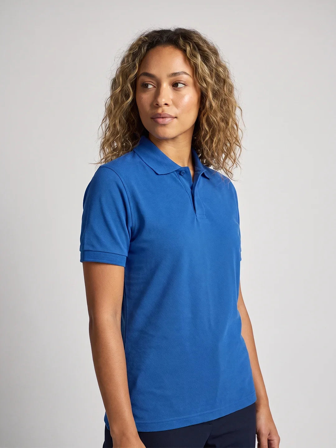 Women's Premium Polos - Royal Blue