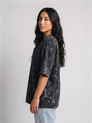 Women's Optic / Acid Wash Tee - Black
