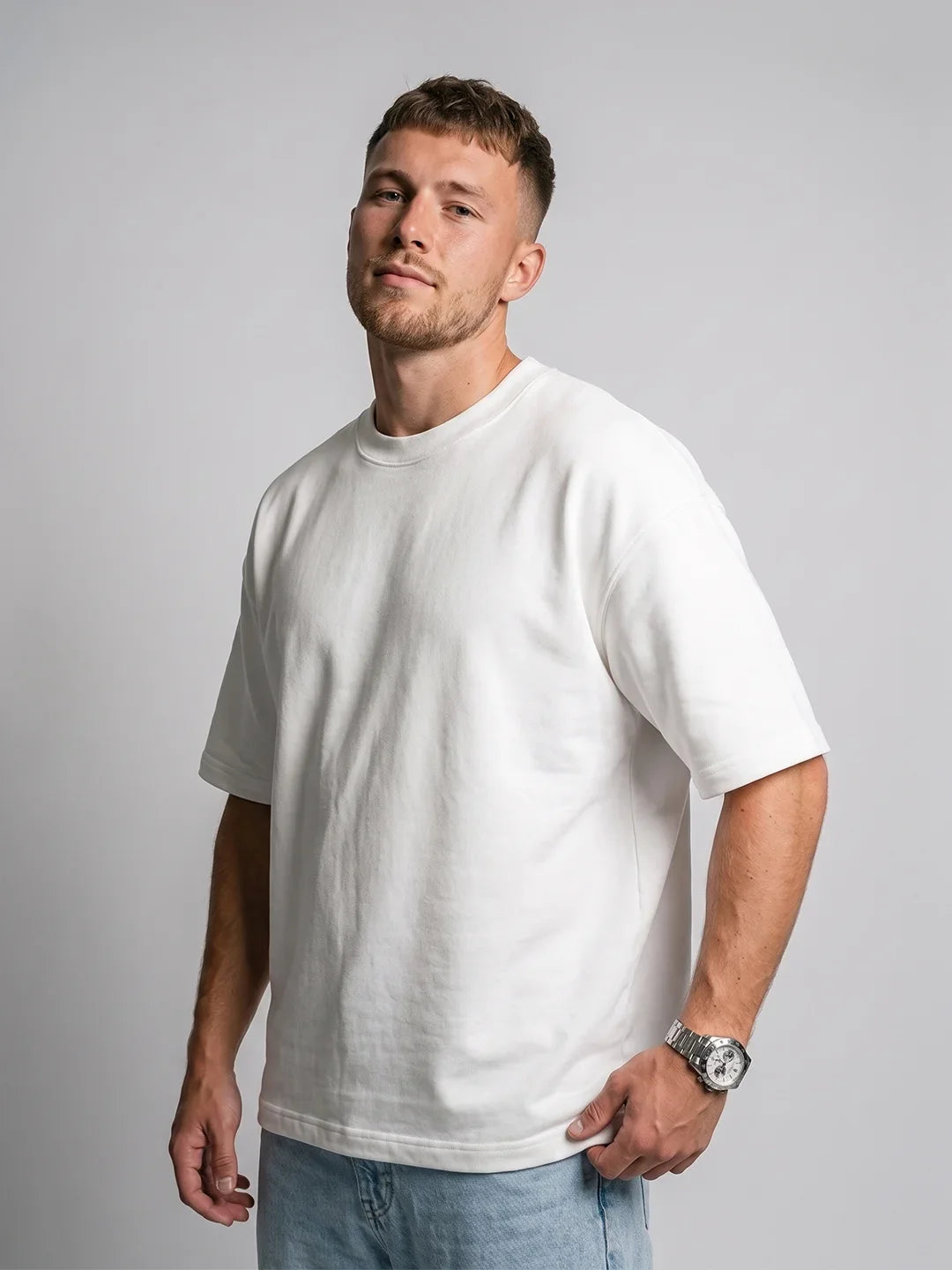 Premium Oversized Tee - White