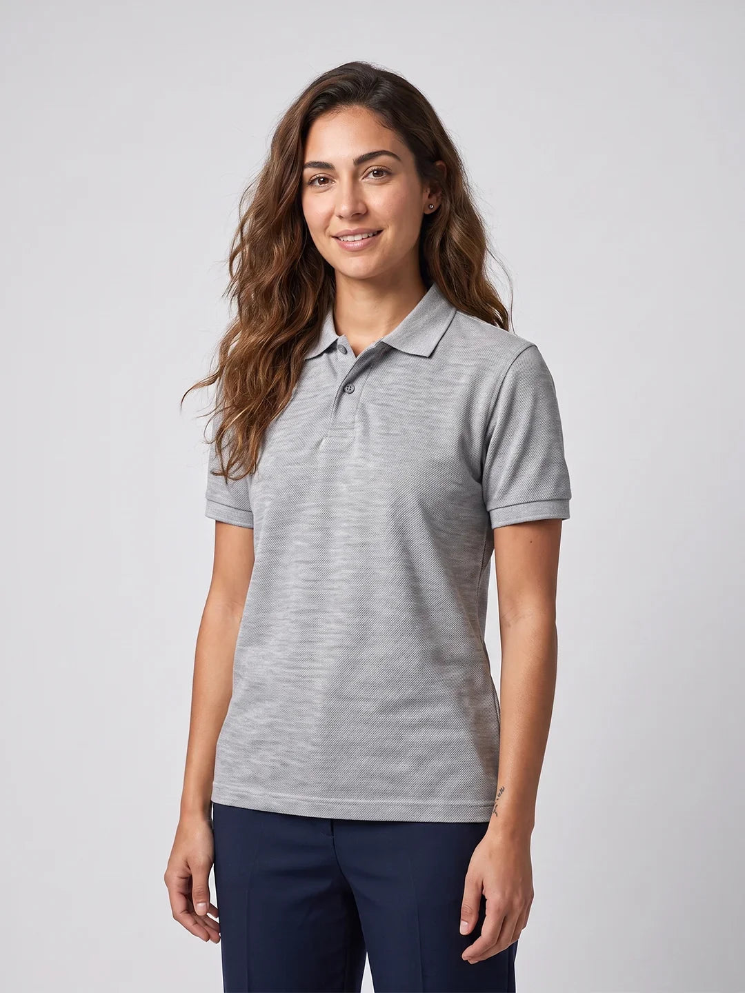 Women's Premium Polos - Melange