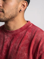 Optic / Acid Wash Tee - Red