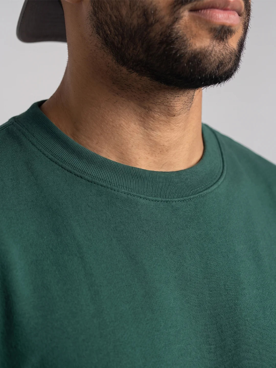 Premium Oversized Tee - Bottle Green