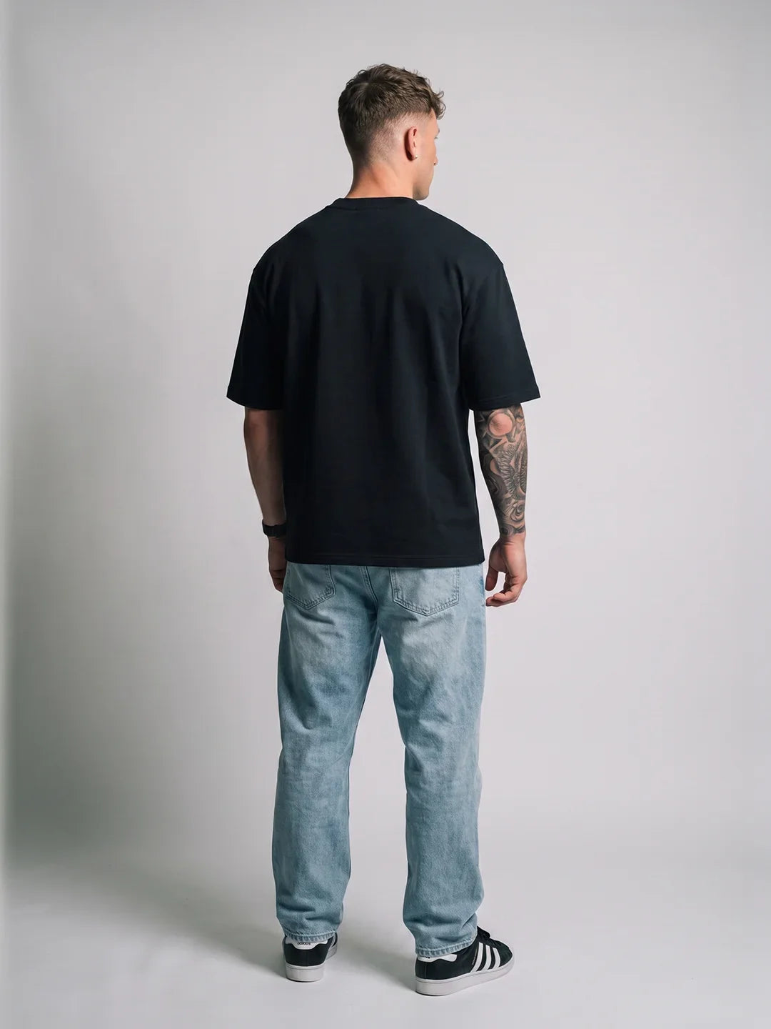 Premium Oversized Tee - Black