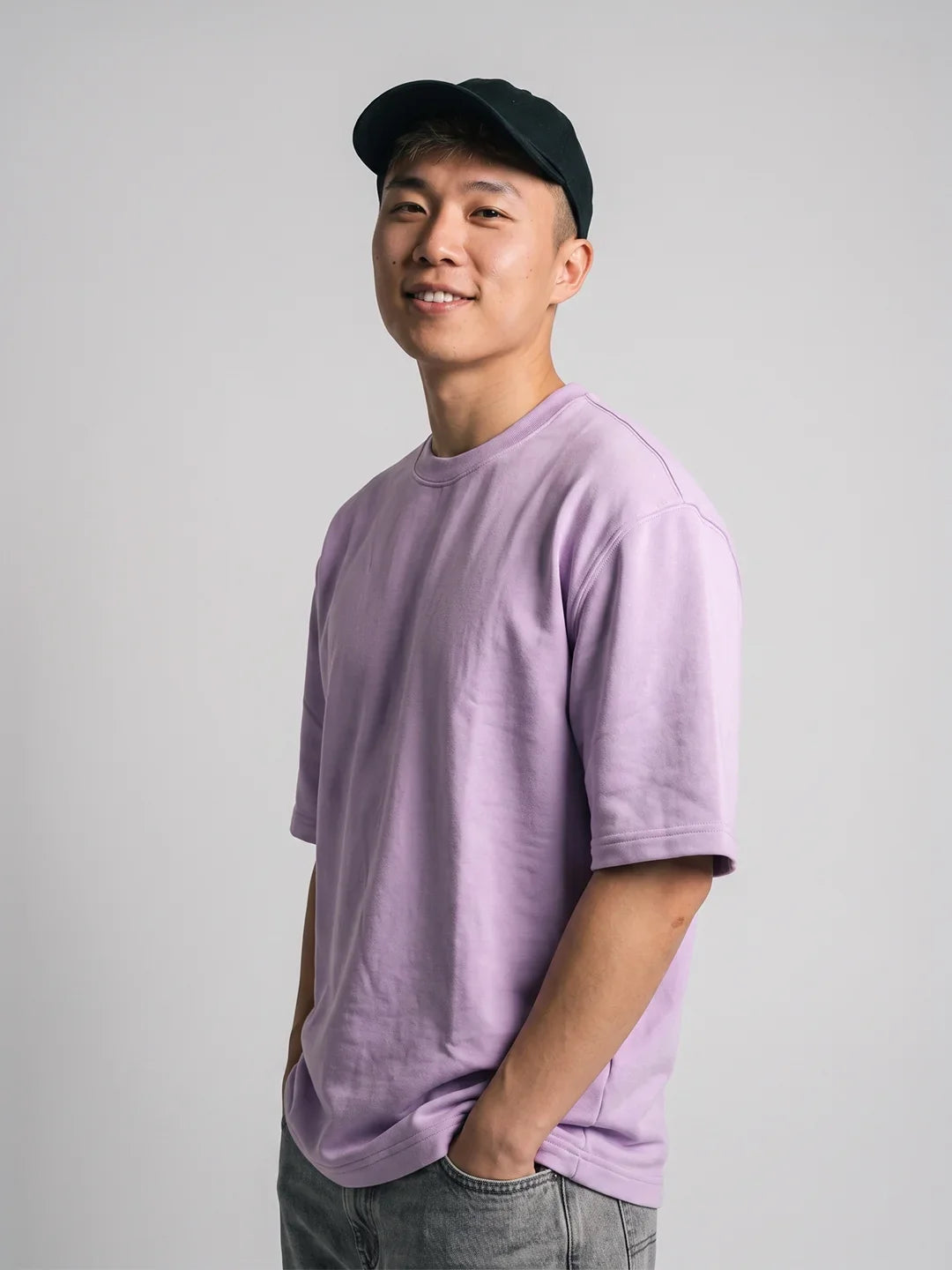 Premium Oversized Tee - Lavender
