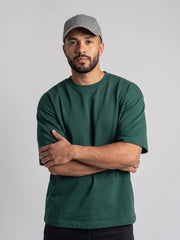 Premium Oversized Tee - Bottle Green