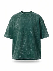 Women's Optic / Acid Wash Tee - Bottle Green