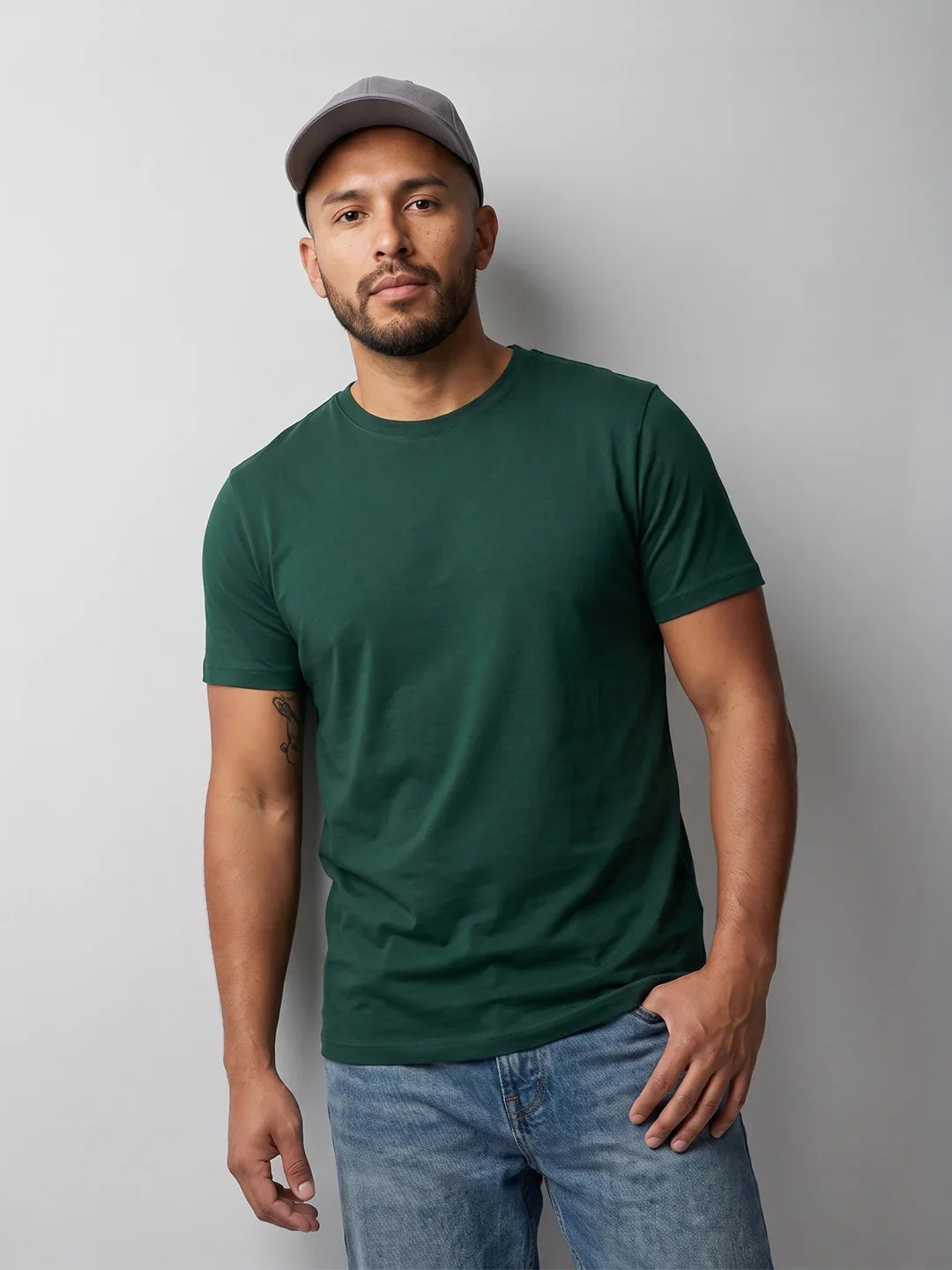 Premium Regular Tee - Bottle Green