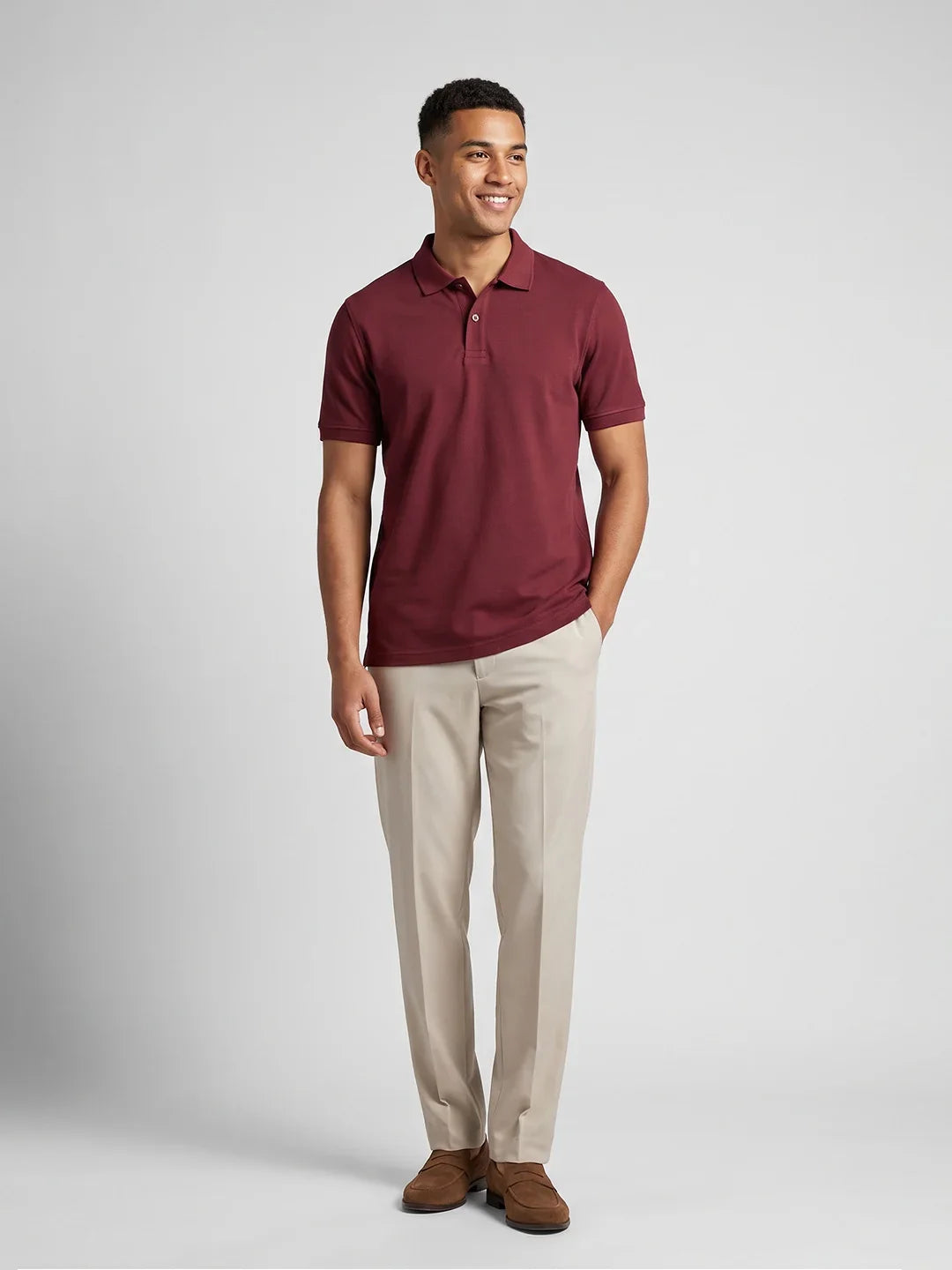 Premium Polos - Maroon