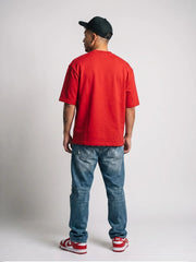 Premium Oversized Tee - Red