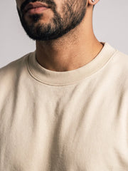 Premium Oversized Tee - Beige