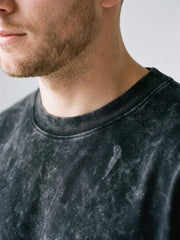 Optic / Acid Wash Tee - Black