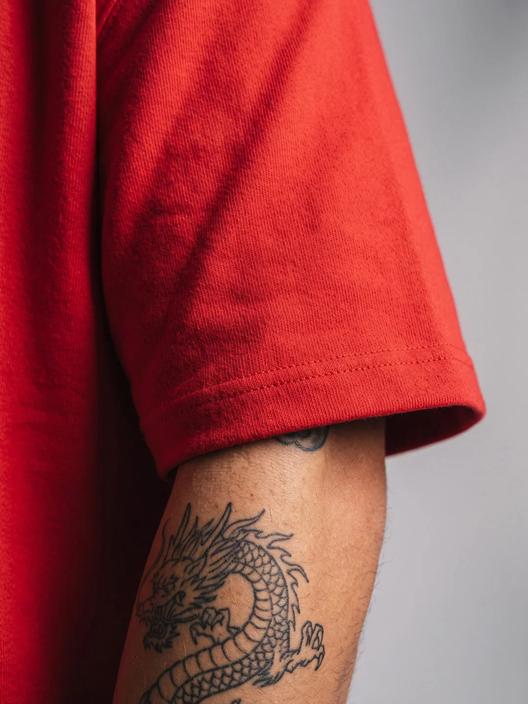 Premium Oversized Tee - Red