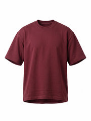 Premium Oversized Tee - Maroon