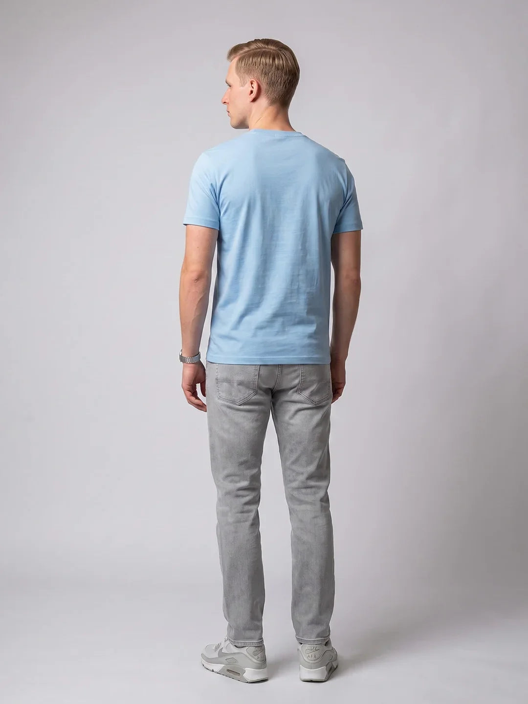 Premium Regular Tee - Sky Blue