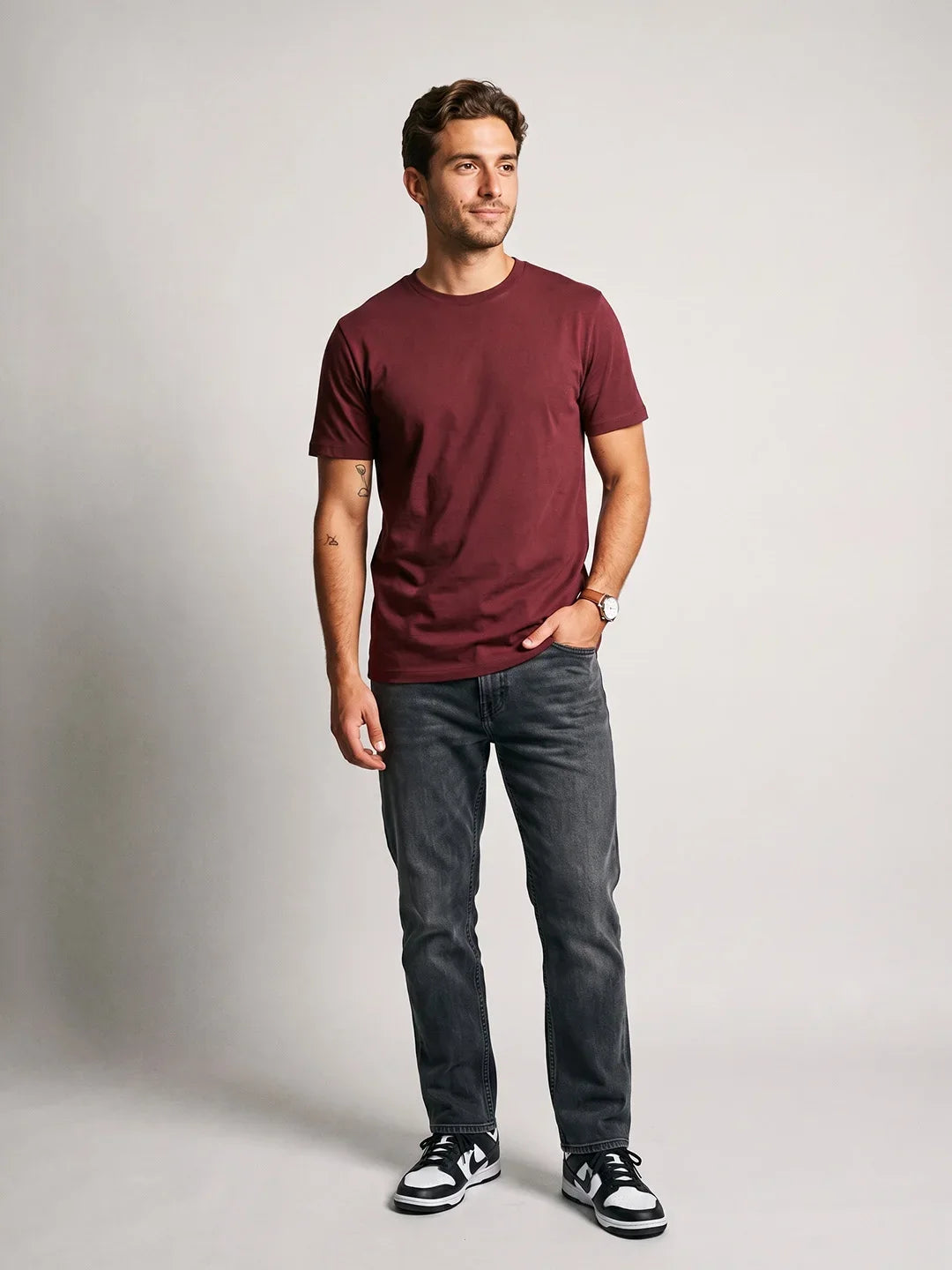 Premium Regular Tee - Maroon